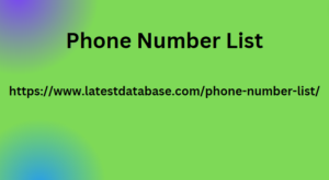 Phone Number List