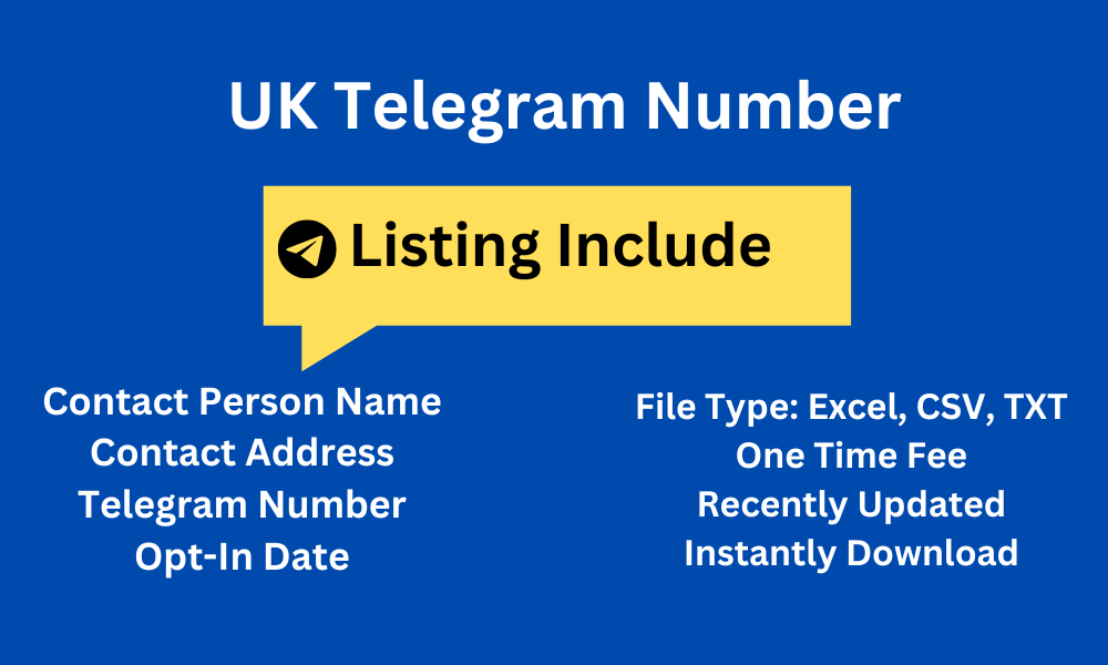 UK telegram number