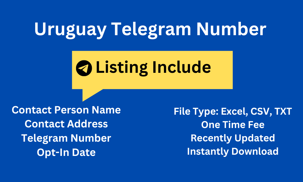 Uruguay telegram number