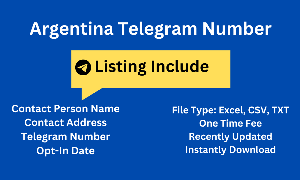 Argentina telegram number