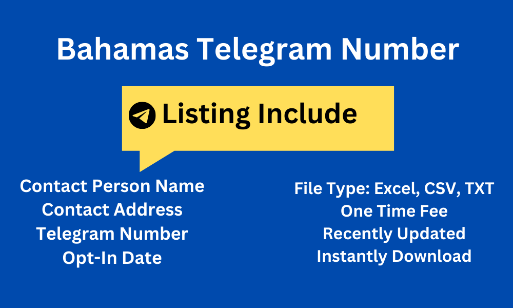 Bahamas telegram number