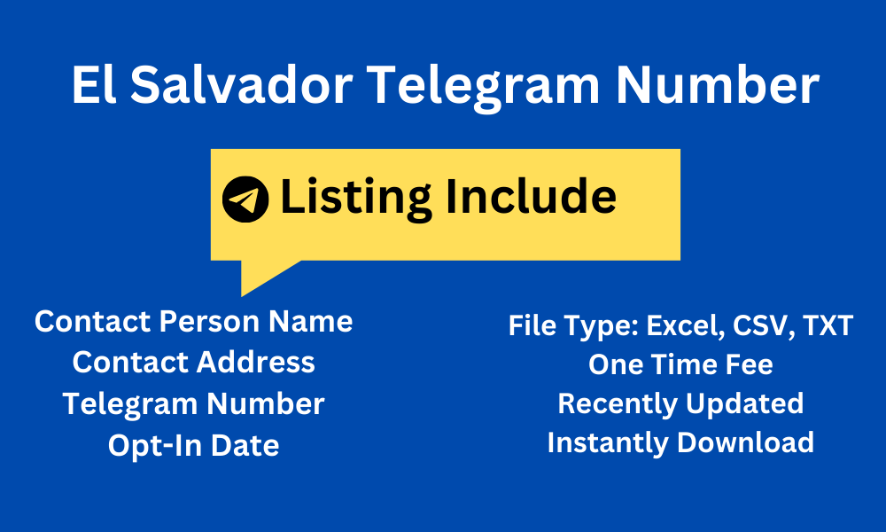 EL Salvador telegram number