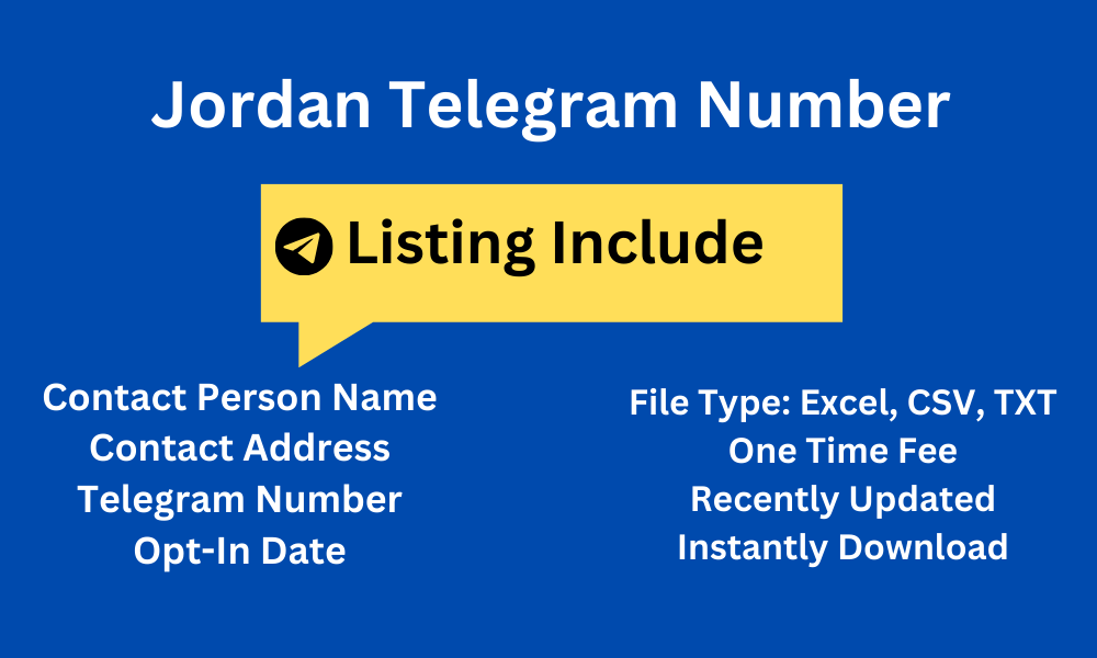 Jordan telegram number