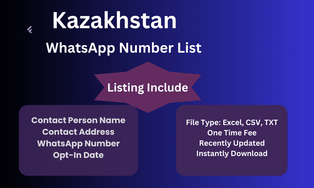 Kazakhstan whatsapp number list