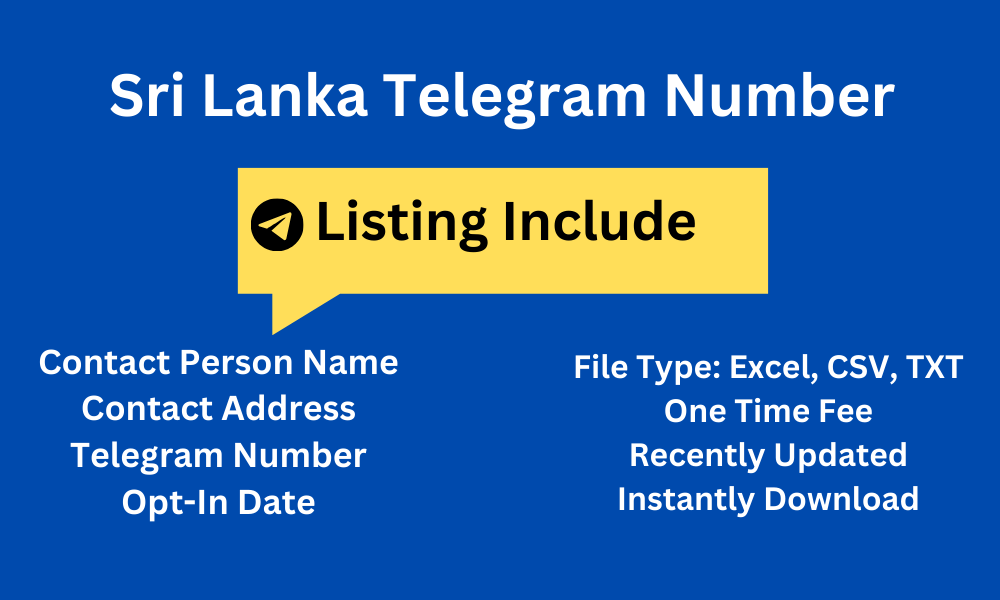 Sri lanka telegram number