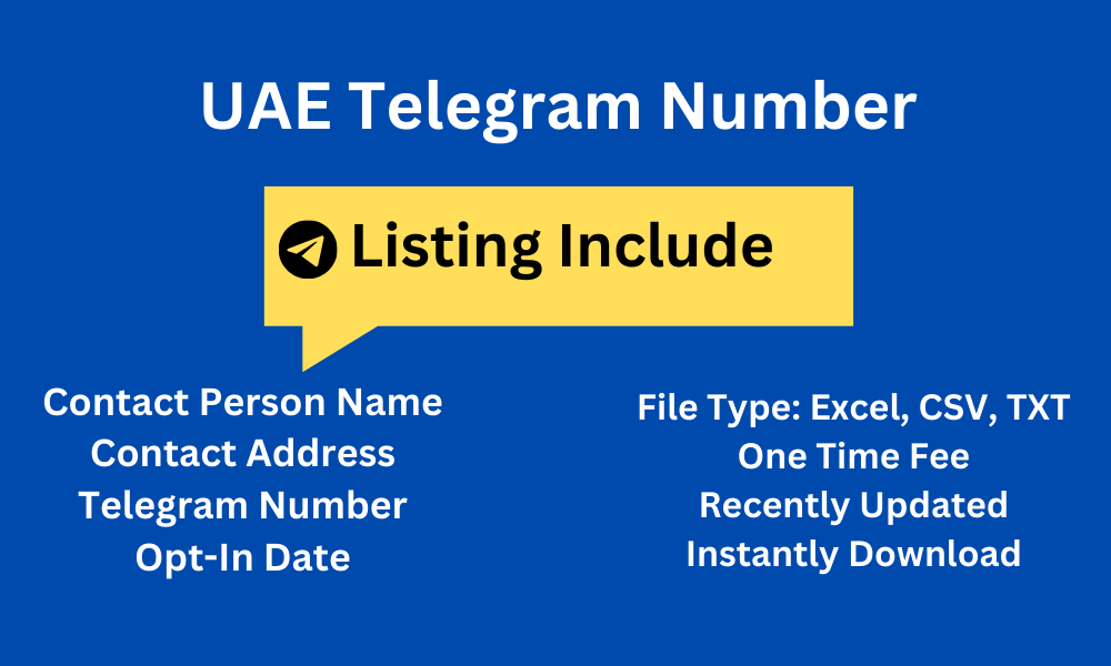 UAE telegram number