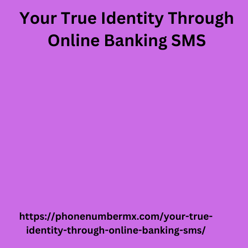 Your True Identity Through Online Banking SMS